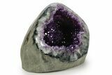 Sparkly Deep-Purple Amethyst Geode - Uruguay #378128-1